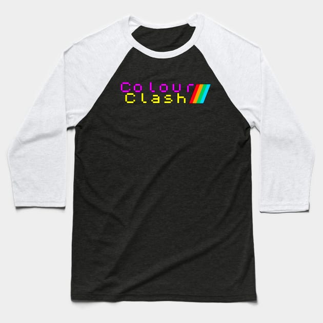 Zx Spectrum Colour Clash Baseball T-Shirt by onekdesigns